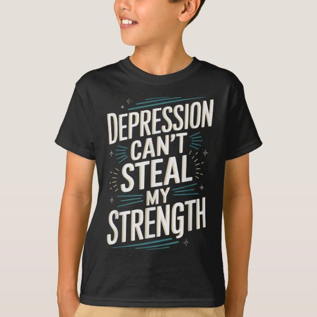 Suicide Awareness Depression Anxiety Mental Health T-Shirt (Vorderseite)