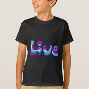 Suicide Awareness Shirt Live Semicolon Aquamarin