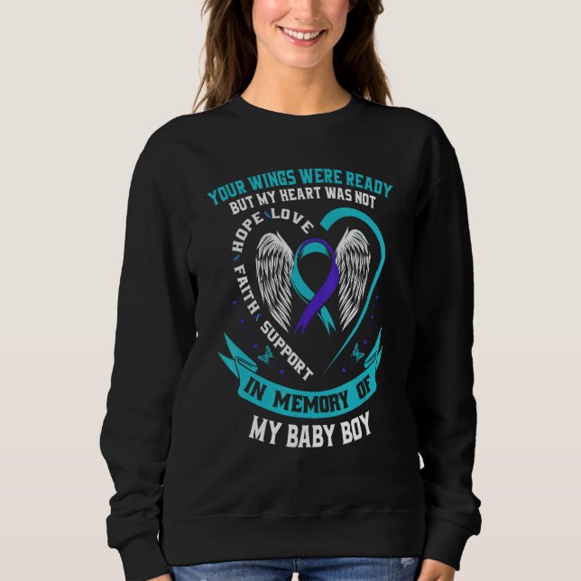 Suicide Awareness Shirt Son Baby Boy Mama Vater Pr (Vorderseite)