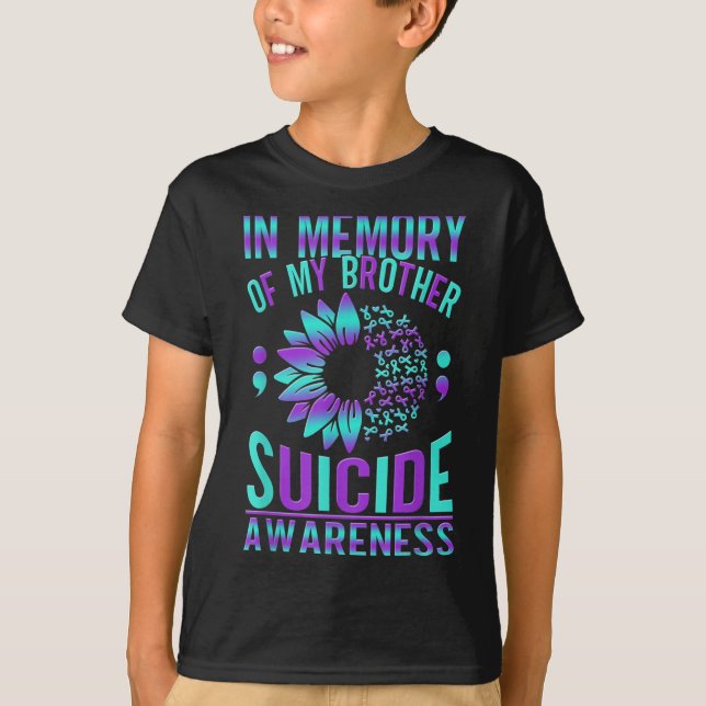 Suicide Awareness Suicide Prevention Suprt Survivo T-Shirt (Vorderseite)