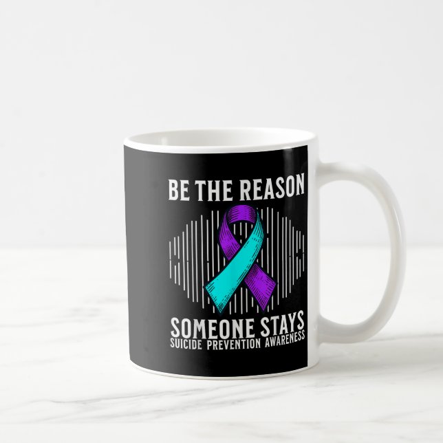 Suicide Awareness Suprt Suicide Prevention Awarene Kaffeetasse (Rechts)