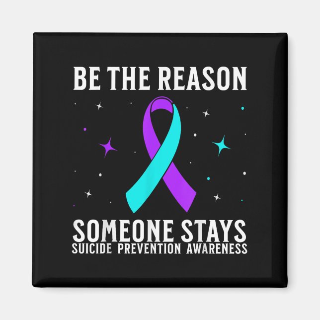 Suicide Awareness Suprt Suicide Prevention Awarene Magnet (Vorne)
