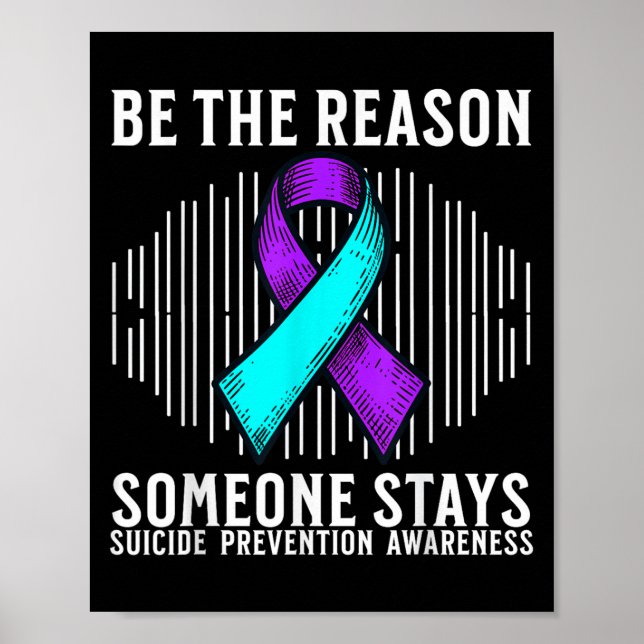 Suicide Awareness Suprt Suicide Prevention Awarene Poster (Vorne)