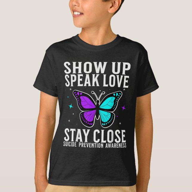 Suicide Awareness Suprt Suicide Prevention Awarene T-Shirt (Vorderseite)