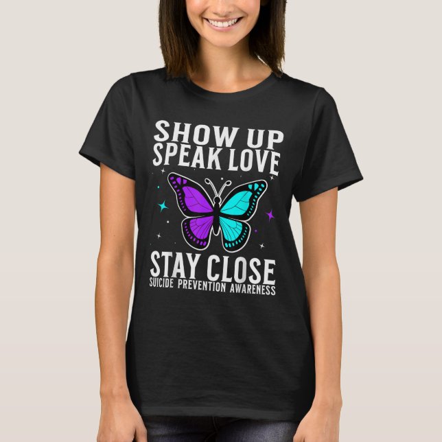 Suicide Awareness Suprt Suicide Prevention Awarene T-Shirt (Vorderseite)