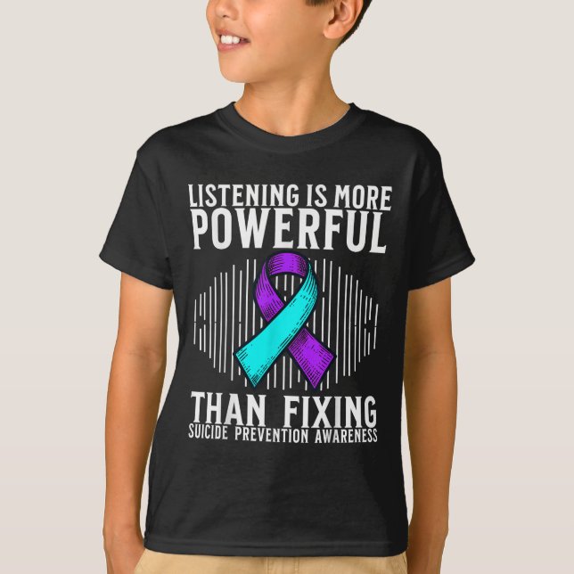 Suicide Awareness Suprt Suicide Prevention Awarene T-Shirt (Vorderseite)