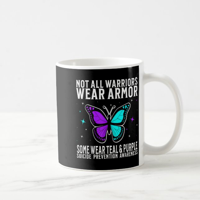 Suicide Awareness Warrior Suicide Prevention Aware Kaffeetasse (Rechts)