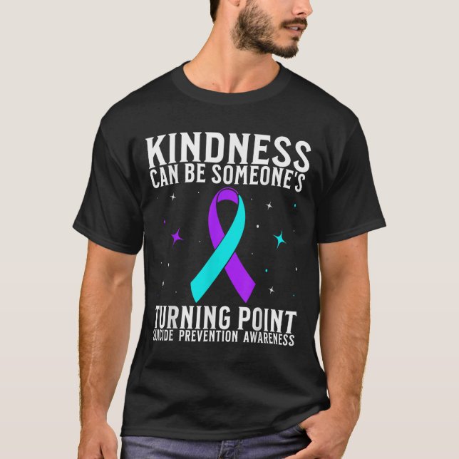 Suicide Awareness Warrior Suicide Prevention Aware T-Shirt (Vorderseite)