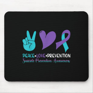 Suicide Girls T-Shirt, Frieden Liebe Präventionsbe Mousepad