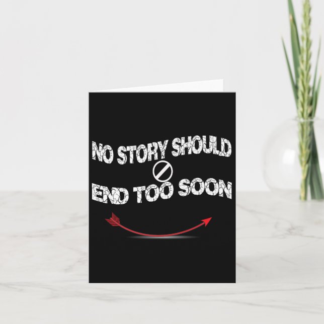 Suicide Prevention Awareness ,no Story Should End  Karte (Vorderseite)