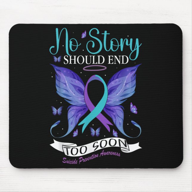 Suicide Prevention Awareness - No Story Should End Mousepad (Vorne)