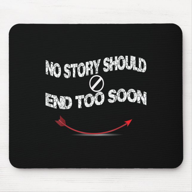 Suicide Prevention Awareness ,no Story Should End  Mousepad (Vorne)