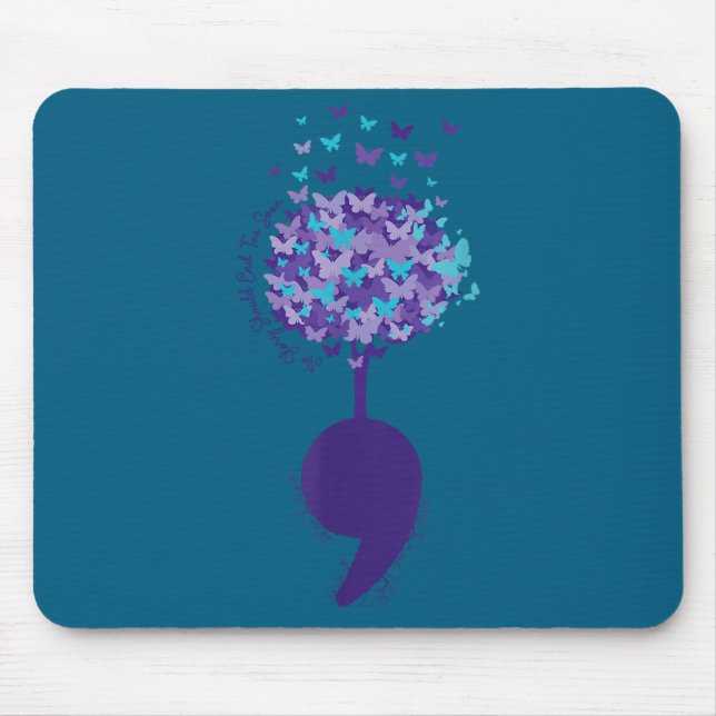 Suicide Prevention Awareness No Story Should End T Mousepad (Vorne)
