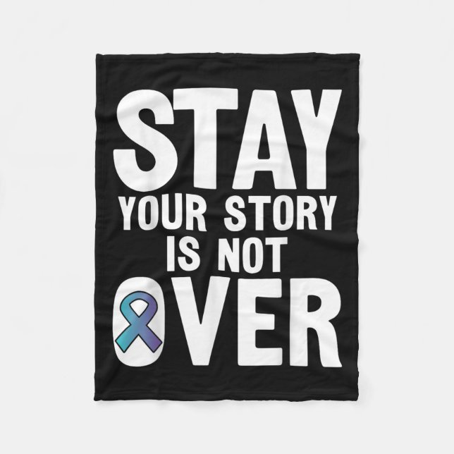 Suicide Prevention Your Story _ I For Suprters  Fleecedecke (Vorderseite)