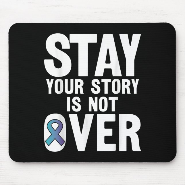 Suicide Prevention Your Story _ I For Suprters  Mousepad (Vorne)