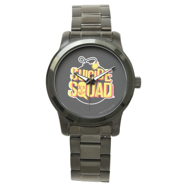Suicide Squad | Bombenlogo Armbanduhr (Vorderseite)