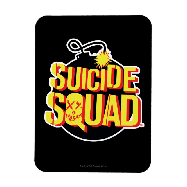 Suicide Squad | Bombenlogo Magnet (Vertikal)