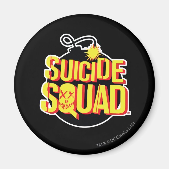 Suicide Squad | Bombenlogo Magnet (Vorne)