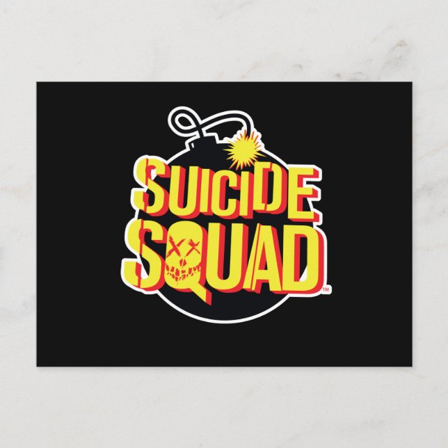 Suicide Squad | Bombenlogo Postkarte (Vorderseite)