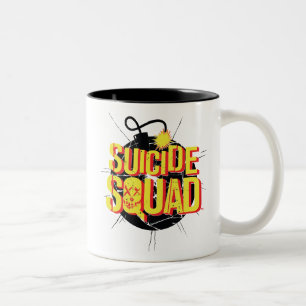 Suicide Squad   Bombenlogo Zweifarbige Tasse