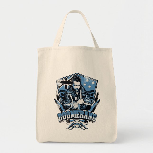 Suicide Squad Boomerang Badge Tragetasche (Vorne)