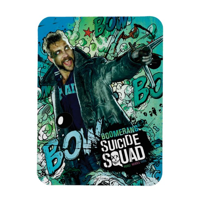 Suicide Squad | Boomerang Character Graffiti Magnet (Vertikal)