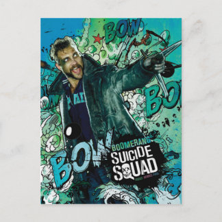 Suicide Squad | Boomerang Character Graffiti Postkarte