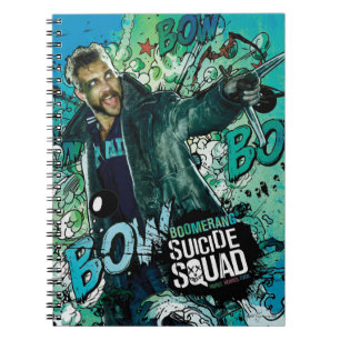 Suicide Squad   Boomerang Charakter Graffiti Notizblock