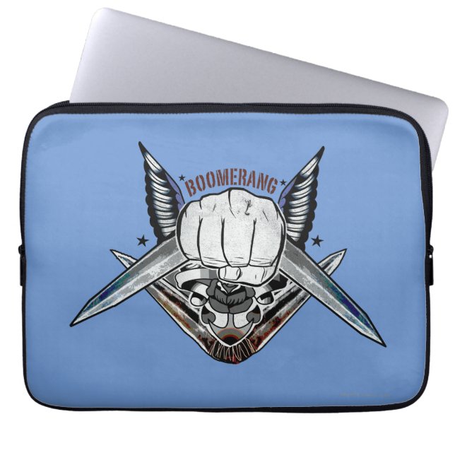 Suicide Squad | Boomerang Fantastische Bergwelten Laptopschutzhülle (Vorderseite)