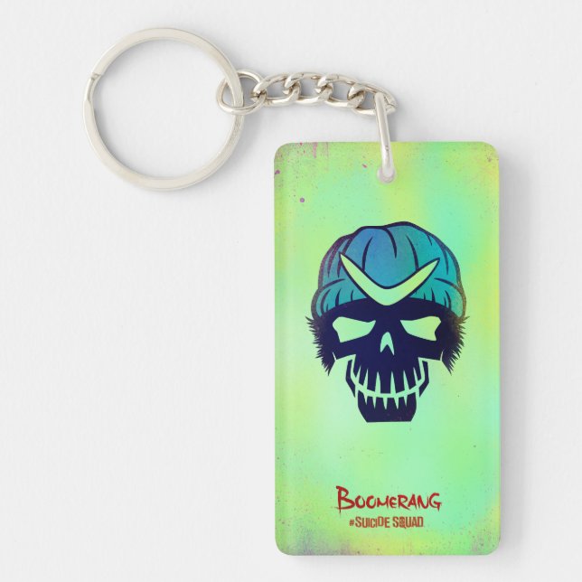 Suicide Squad | Boomerang Head Icon Schlüsselanhänger (Vorderseite)