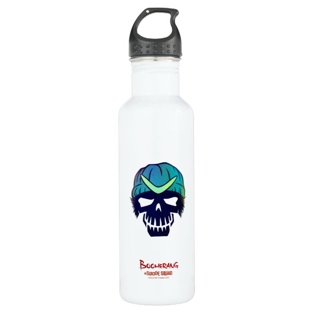 Suicide Squad | Boomerang Head Icon Trinkflasche (Vorderseite)