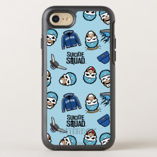 Suicide Squad Captain Boomerang Emoji Pattern OtterBox Symmetry iPhone 8/7 Hülle