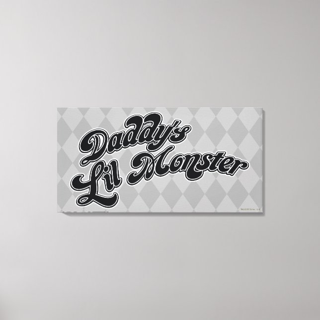Suicide Squad | Daddy's Lil Monster Leinwanddruck (Vorderseite)