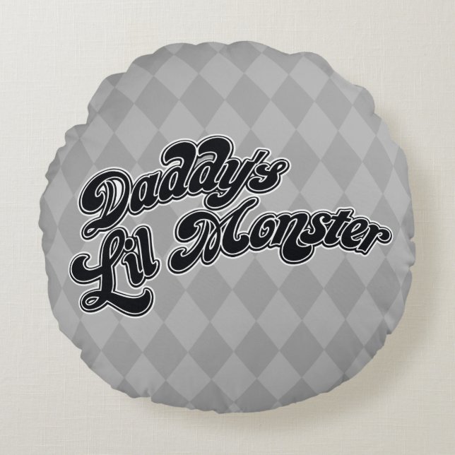 Suicide Squad | Daddy's Lil Monster Rundes Kissen (Vorderseite)