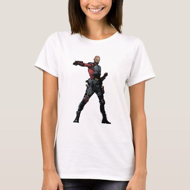 Suicide Squad | Deadshot Comic Book Art T-Shirt (Vorderseite)