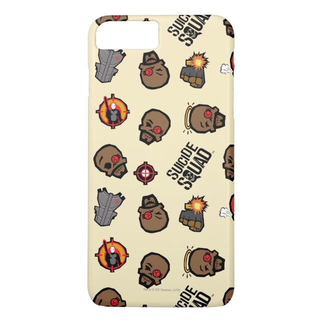 Suicide Squad Deadshot | Emoji Pattern Case-Mate iPhone Hülle (Rückseite)