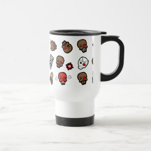 Suicide Squad Deadshot   Emoji Pattern Reisebecher