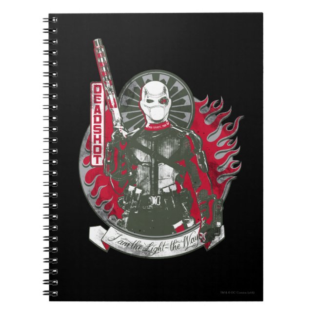 Suicide Squad Deadshot | I am the Light Notizblock (Vorderseite)