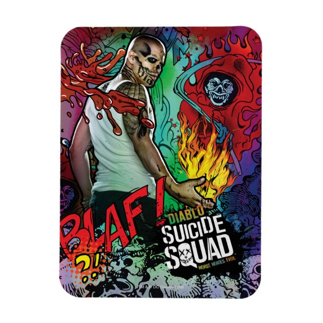 Suicide Squad | Diablo Character Graffiti Magnet (Vertikal)