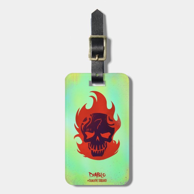 Suicide Squad | Diablo Head Icon Gepäckanhänger (Vorderseite vertikal)