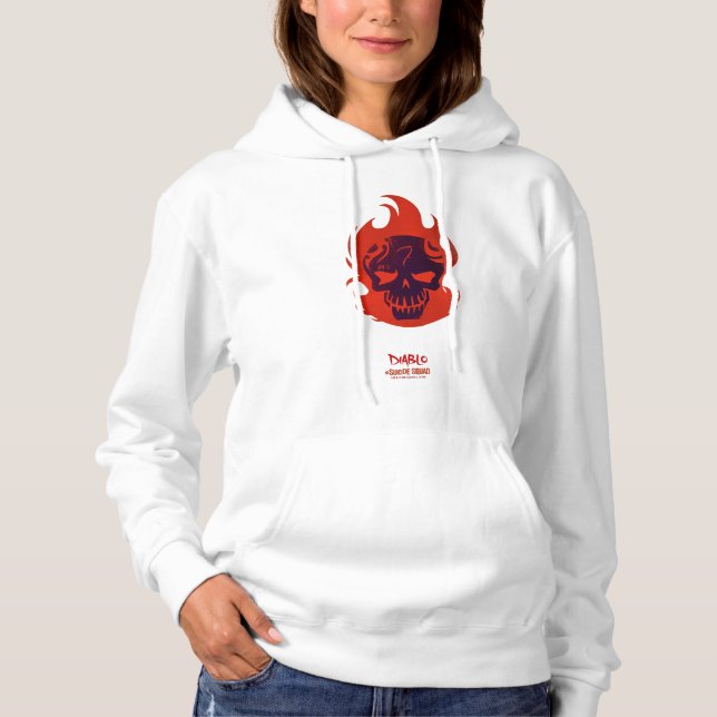 Suicide Squad Diablo Head Icon Hoodie (Vorderseite)