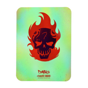 Suicide Squad Diablo Head Icon Magnet