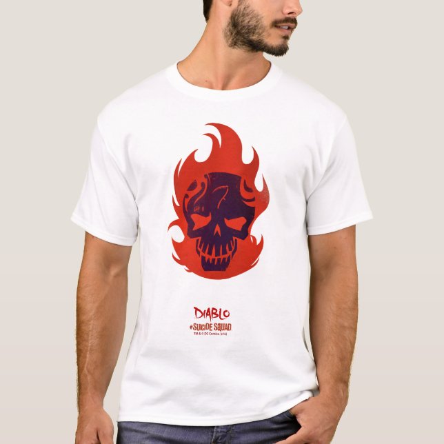 Suicide Squad | Diablo Head Icon T-Shirt (Vorderseite)