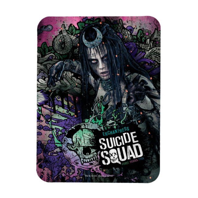 Suicide Squad | Enchantress Character Graffiti Magnet (Vertikal)