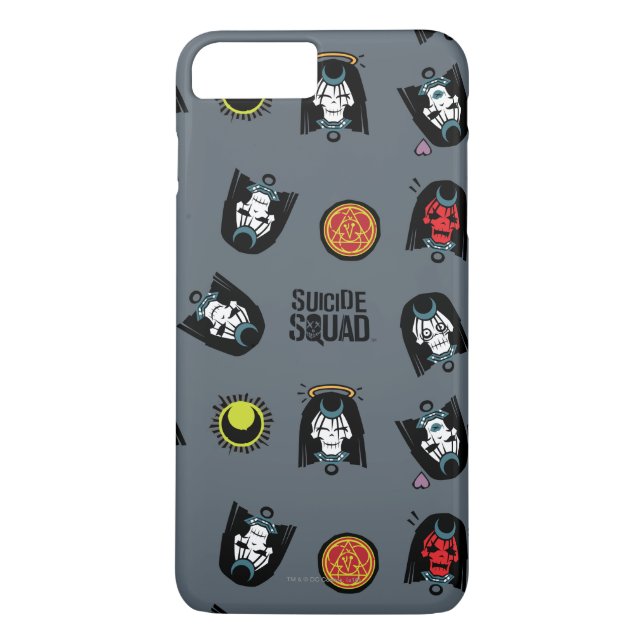 Suicide Squad | Enchantress Emoji Pattern Case-Mate iPhone Hülle (Rückseite)
