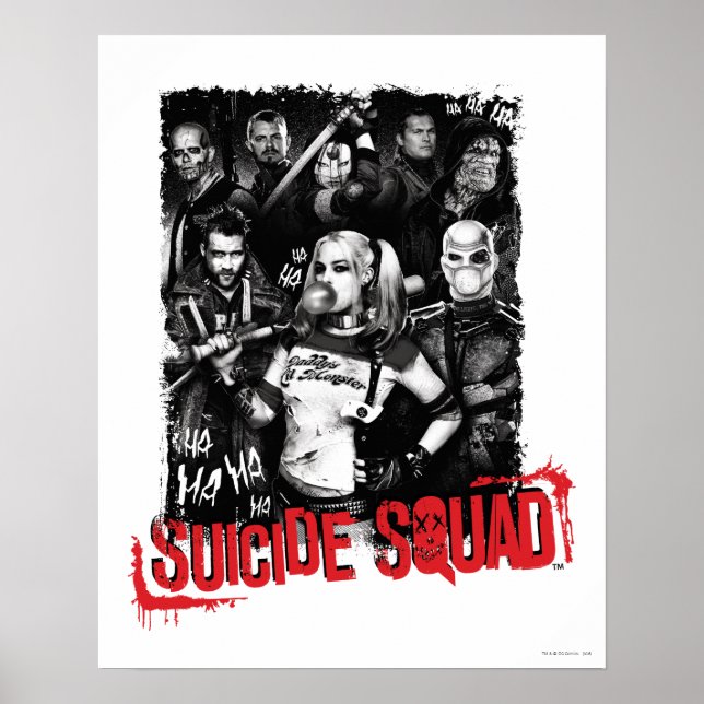Suicide Squad | Foto der Grunge Group Poster (Vorne)