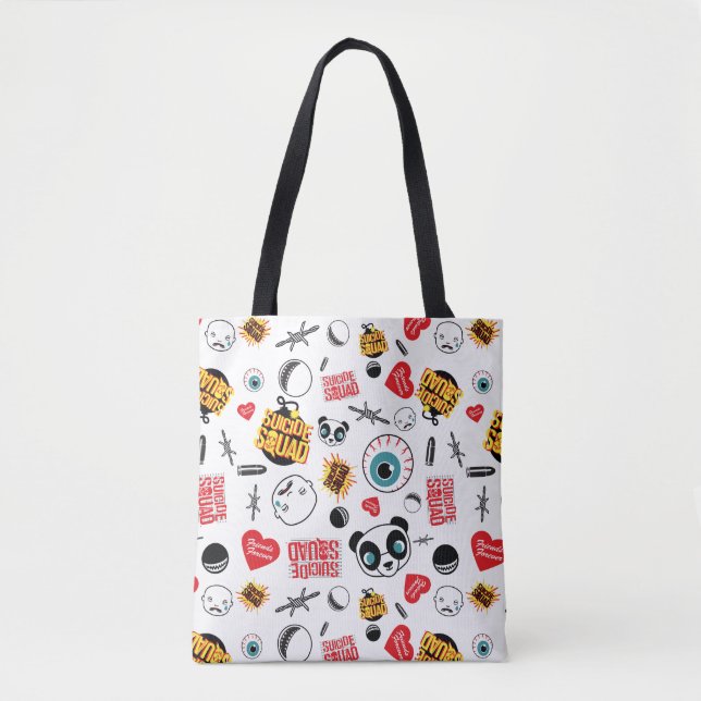 Suicide Squad | Friends Forever Pattern Tasche (Vorderseite)