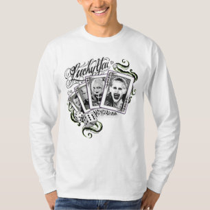 Suicide Squad   "Glückliche Spieler" Spielkarten T-Shirt