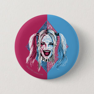 Suicide Squad   Harley Laugh Button