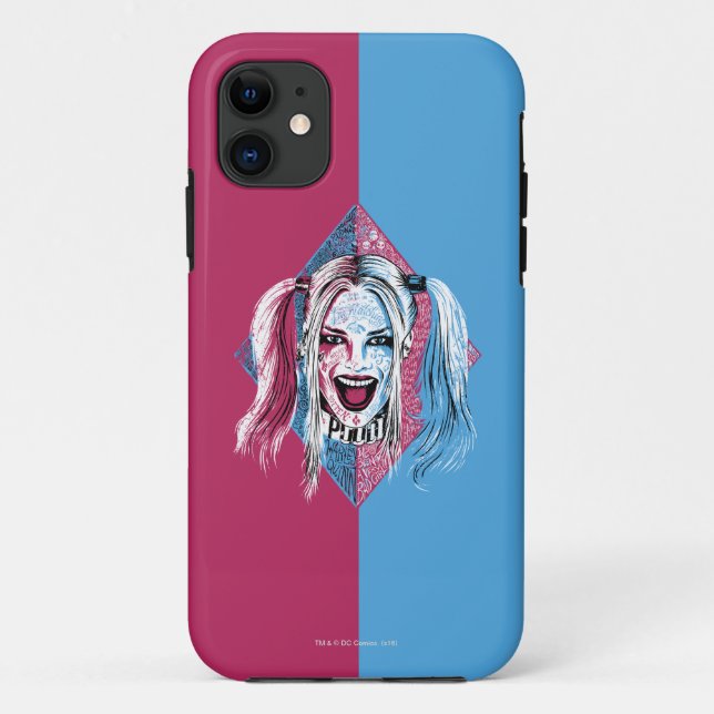 Suicide Squad | Harley Laugh Case-Mate iPhone Hülle (Rückseite)